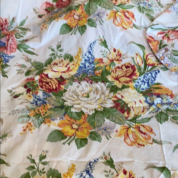 Vintage Ralph Lauren Print Flat Sheet